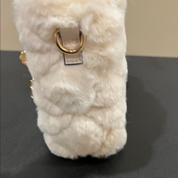 ALDO | Faux Fur Hand Bag w/ Crossbody Strap & Bag Charms - Picture 8 of 14